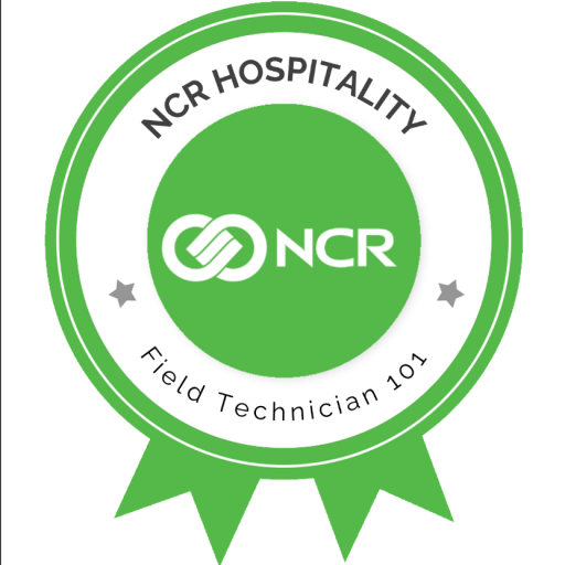 NCR Hospitality Field Technician 101 badge